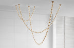 Glass Chain Chandelier