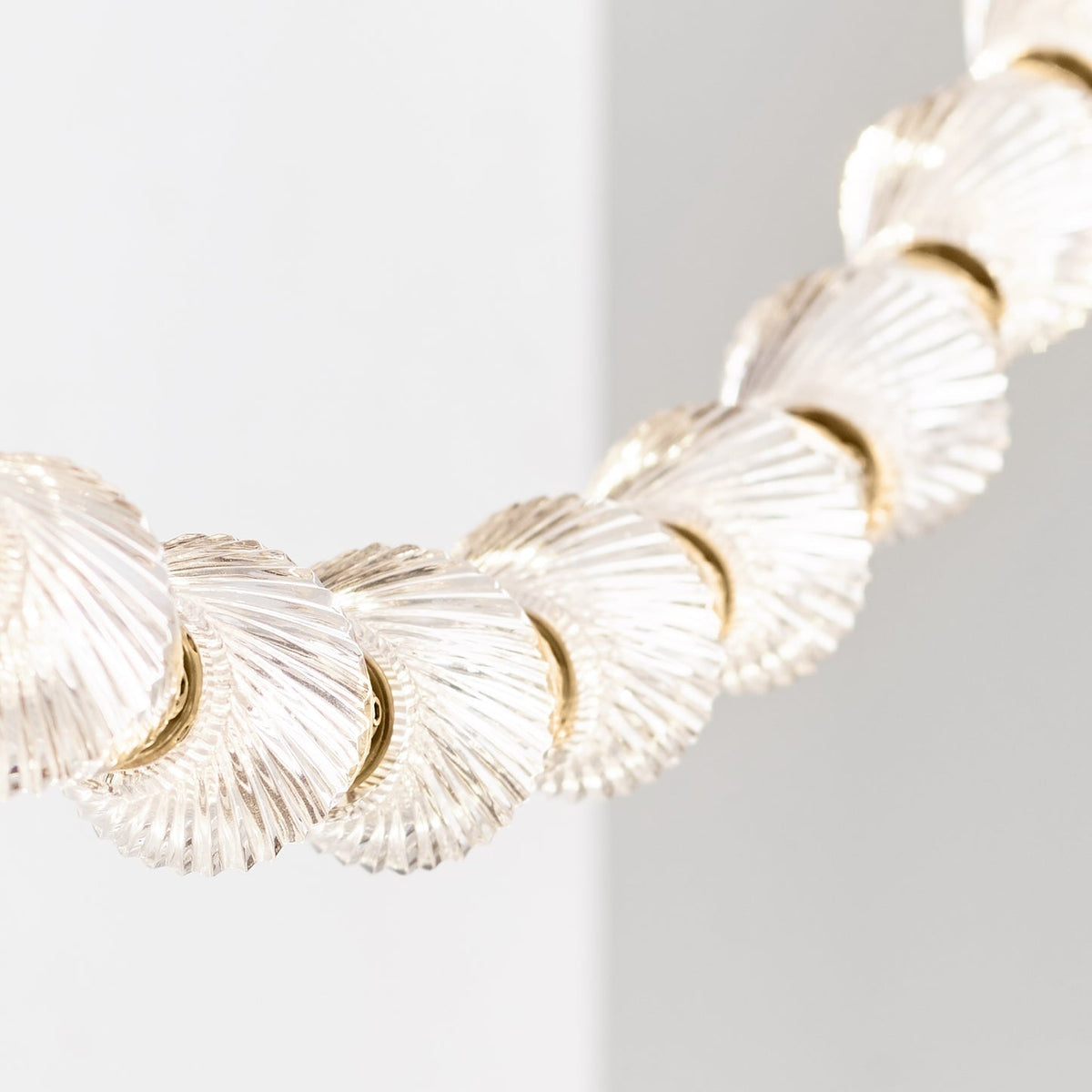 Glass Chain Chandelier