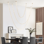 Glass Chain Chandelier