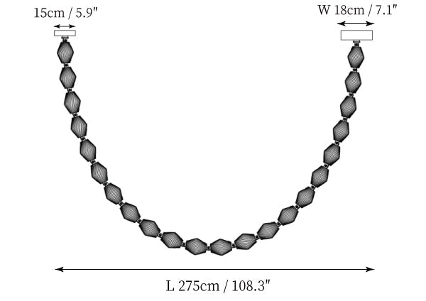 Riviere Chain Chandelier