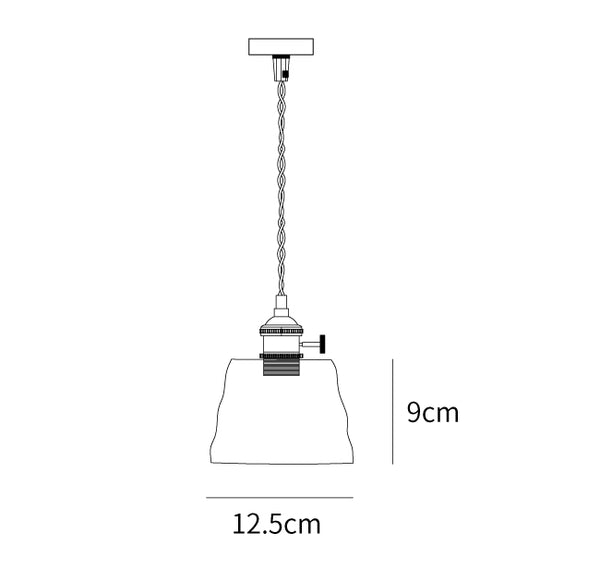 Glass Cup Pendant Lamp