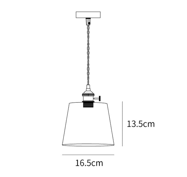 Glass Cup Pendant Lamp