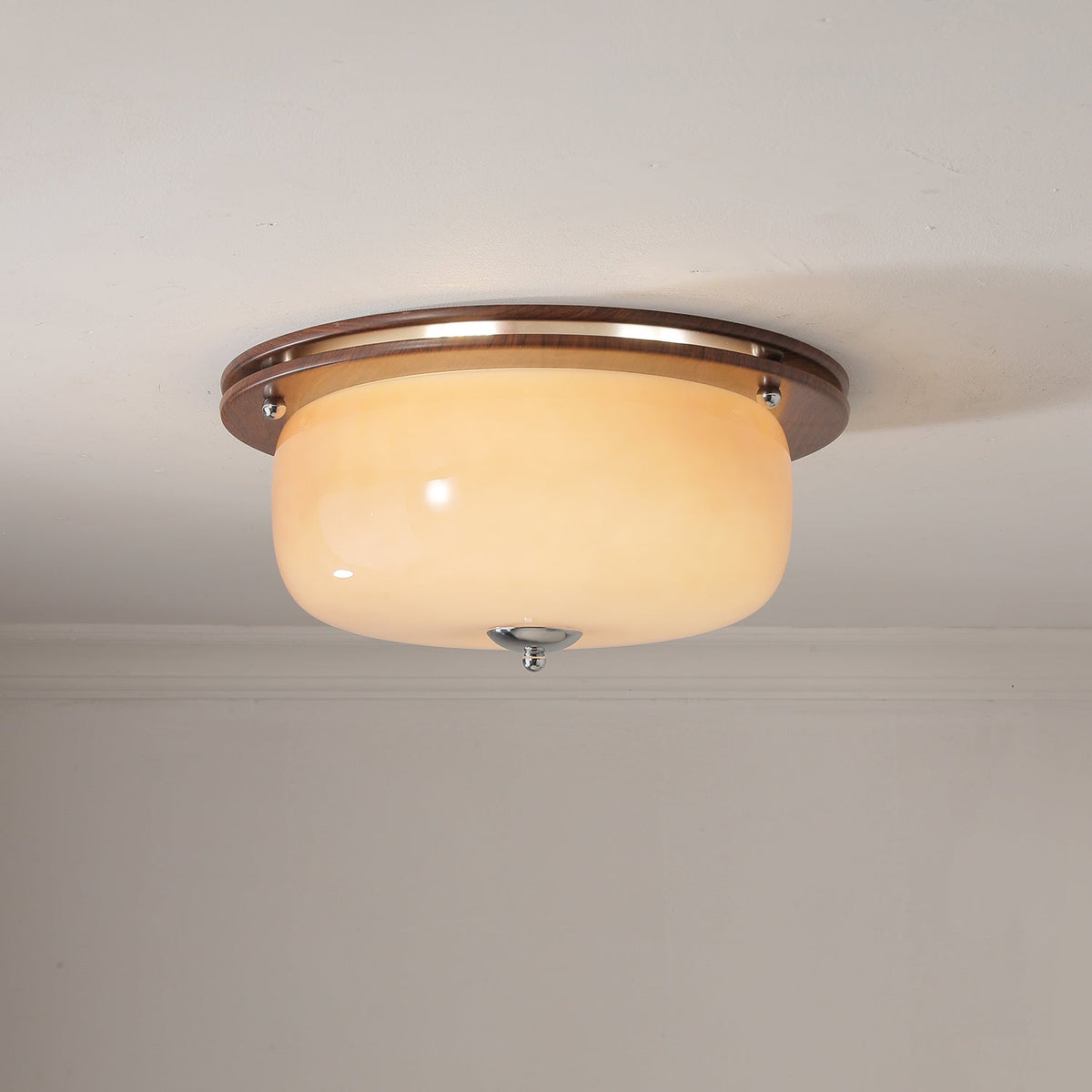 Glass Dome Ceiling Light
