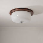 Glass Dome Ceiling Light