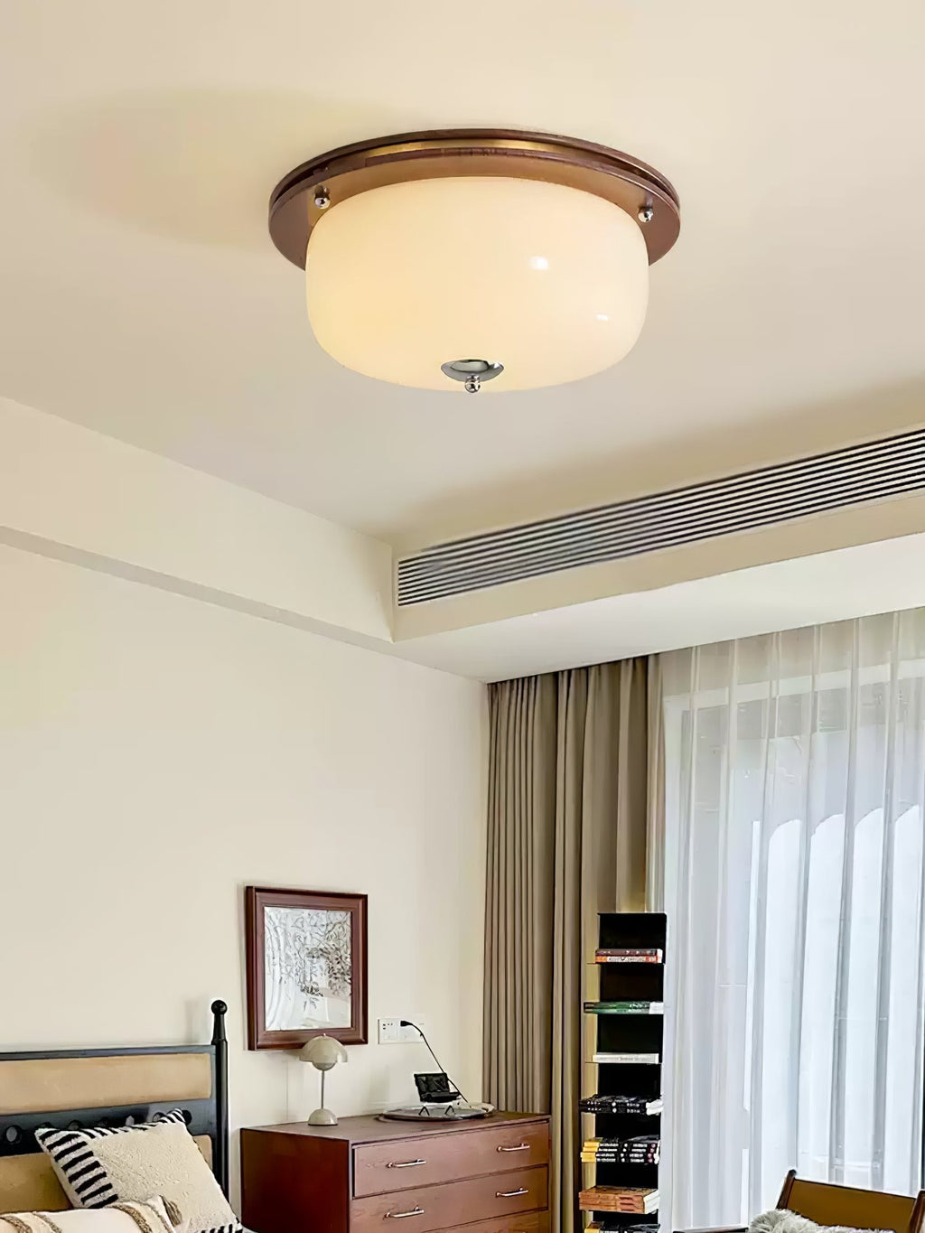 Glass Dome Ceiling Light