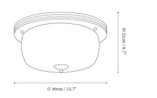 Glass Dome Ceiling Light