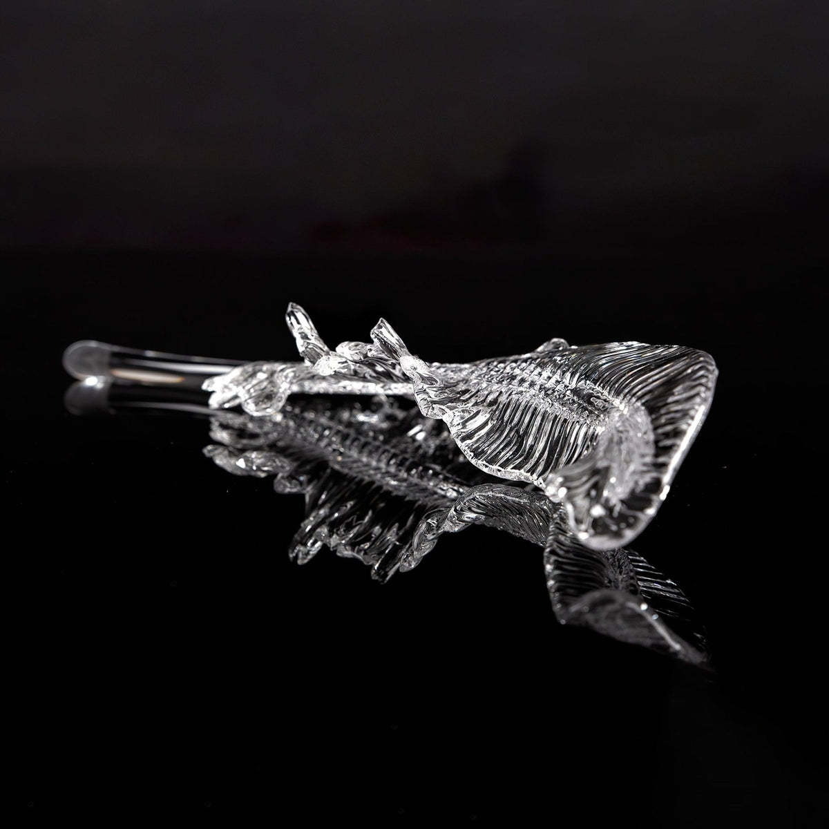 Glass Feathers Chandelier