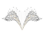 Glass Feathers Chandelier