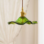 Glass Hibiscus Flower Swag Light