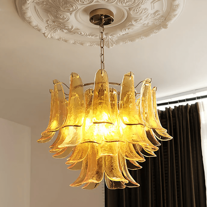 Murano Glass Petals Chandelier