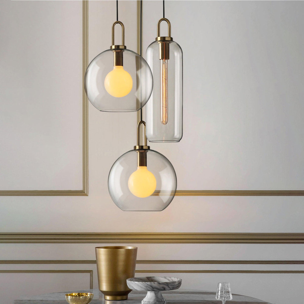 Glass Pendant Light