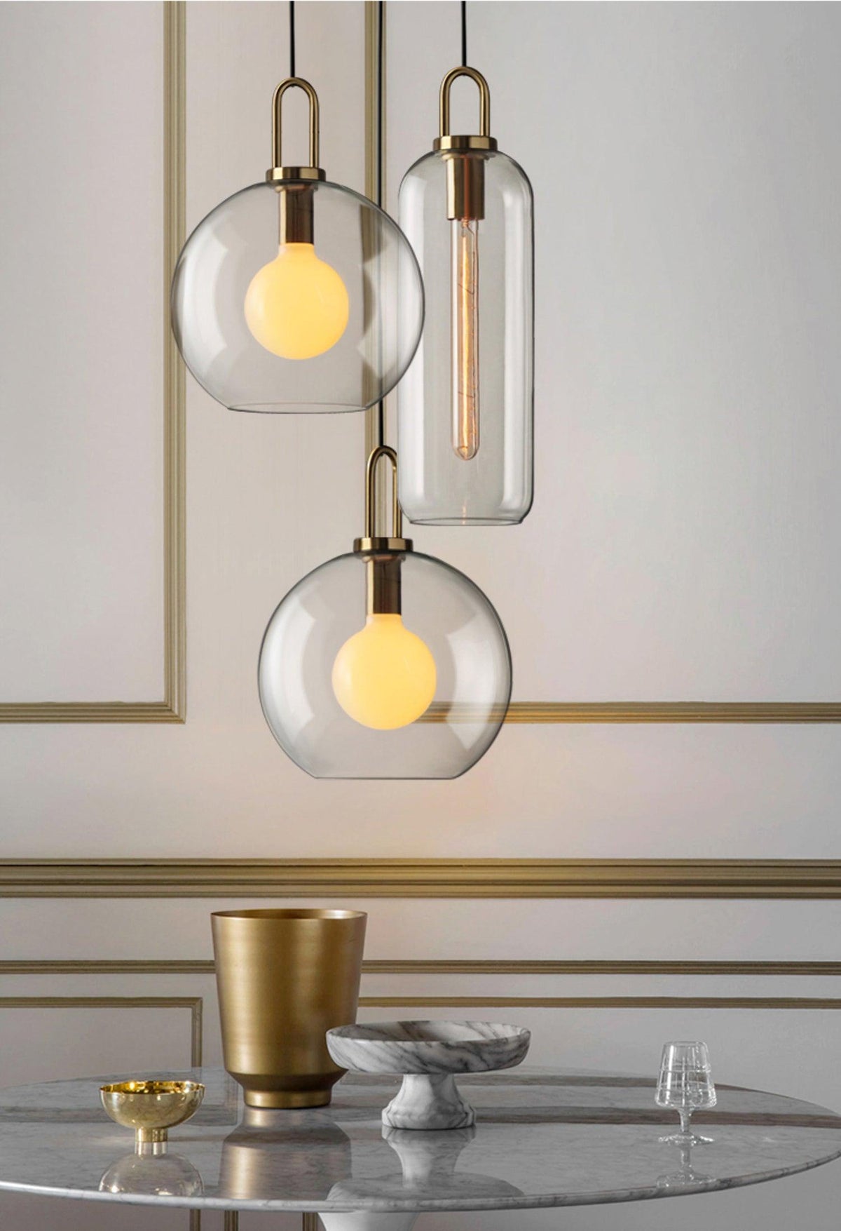 Glass Pendant Light