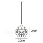 Glass Petal Pendant Light