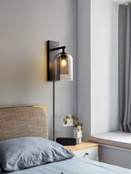 Glass Tubular Plug - in Wall Lamp