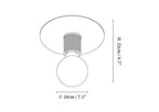 Gleam Brass Ceiling Light