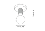 Gleam Brass Ceiling Light