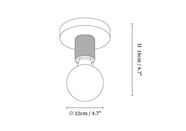 Gleam Brass Ceiling Light