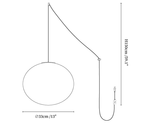 Globall Swag Pendant Lamp