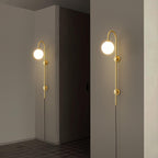 Globe Brass Wall Sconce