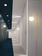 Globe Brass Wall Sconce