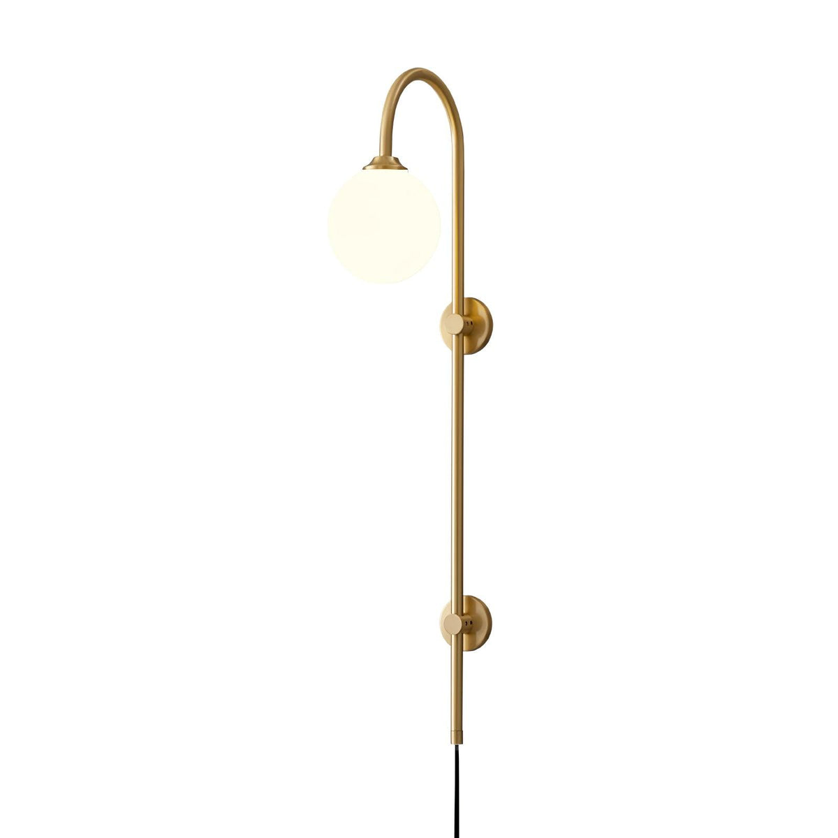 Globe Brass Wall Sconce