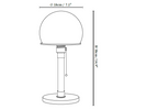 Globe Glass Table Lamp