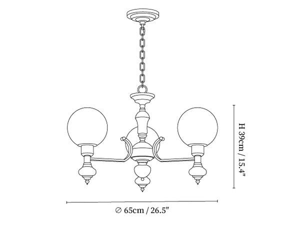 Globe Orb Chandelier