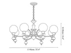 Globe Orb Chandelier