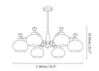 Globe Spotlight Chandelier