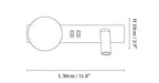 Glos Slim wall lamp