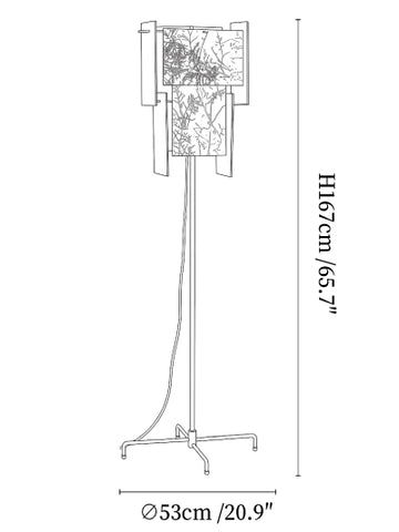 Gold Gallery Floor Lamp