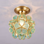 Golden Bloom Ceiling Light