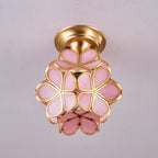 Golden Bloom Ceiling Light