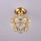 Golden Bloom Ceiling Light