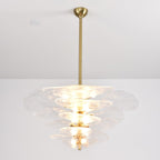 Petals Gold Murano Chandelier