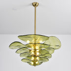 Petals Gold Murano Chandelier