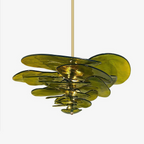 Petals Gold Murano Chandelier