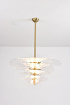 Petals Gold Murano Chandelier