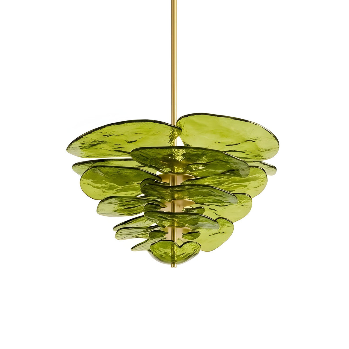 Petals Gold Murano Chandelier