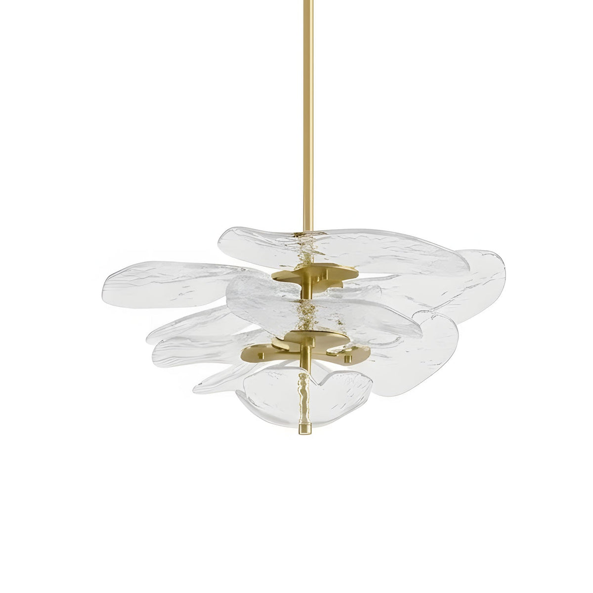 Petals Gold Murano Chandelier