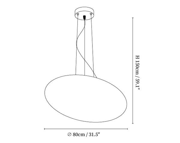 Gong Pendant Lamp