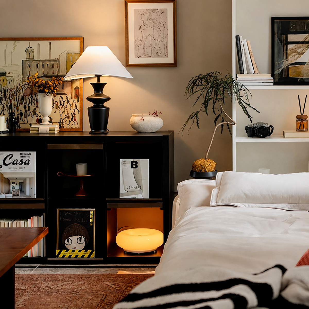 Grace Wood Table Lamp