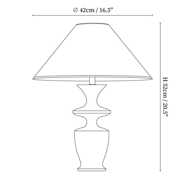 Grace Wood Table Lamp