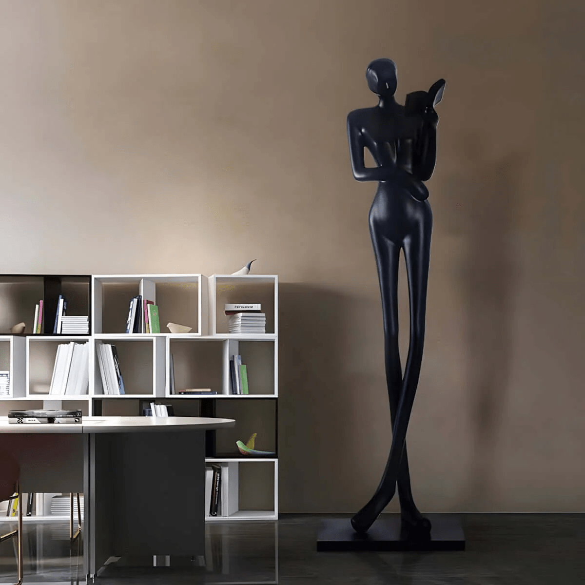 Graceful Reader Sculpture Ornaments