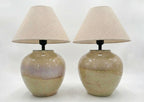 Gradient Hued Ceramic Jar Table Lamp