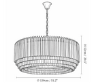 Grande Amaro Drum Chandelier