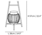 Grau Outdoor Table Lamp