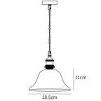 Green Bell Pendant Light