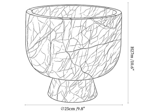 Green Marble Decorative Bowl