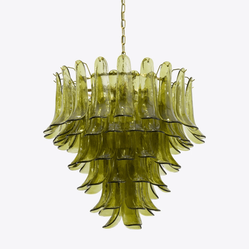 Green Petalo Chandelier